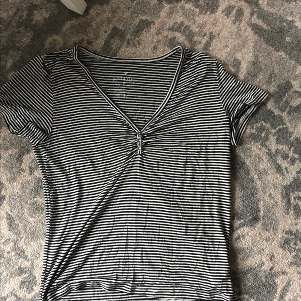American eagle soft and sexy striped tee